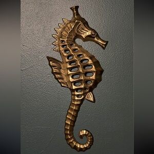 Listing for Sheena - Brass seahorse
